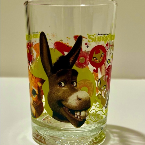 Shrek 2 Collectible Glass Set – Princess Fiona & Donkey DreamWorks - Picture 6 of 11